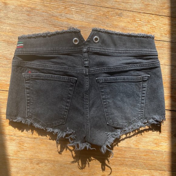 DIESEL Raw Denim Shorts XS *NEW*